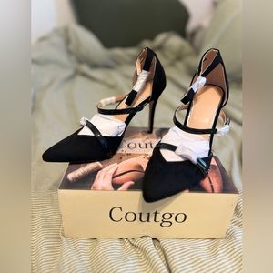 Coutgo Women’s Stiletto Pump Heels